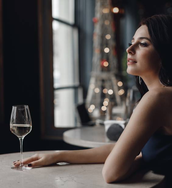 young-pretty-woman-dress-cafe-with-glass-wine